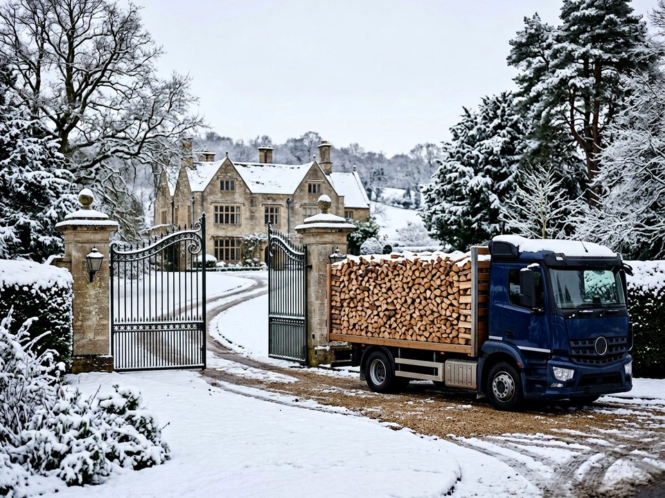 Укладка дров в каркас дома или беседку в Заречье